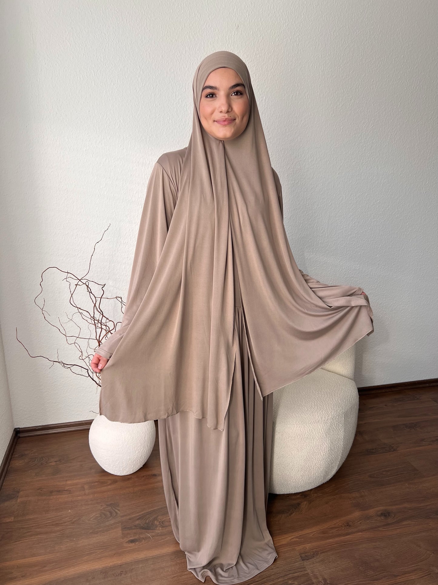 DIARA Kleid mit integ. Kopftuch