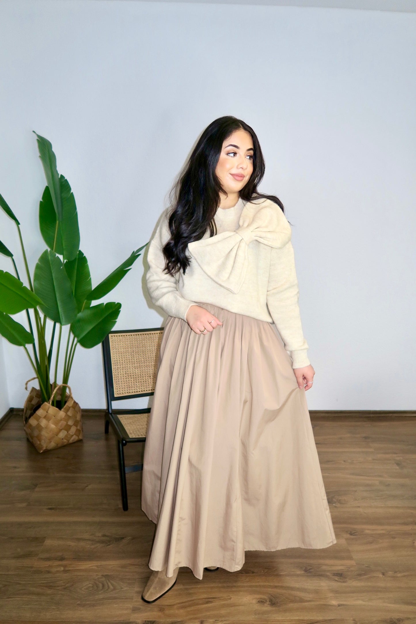 ELA skirt in beige