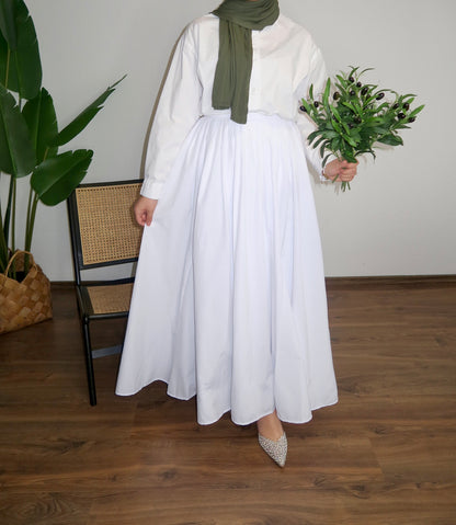 ELA skirt in white