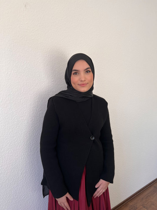 LIYA Cardigan asymmetrisch