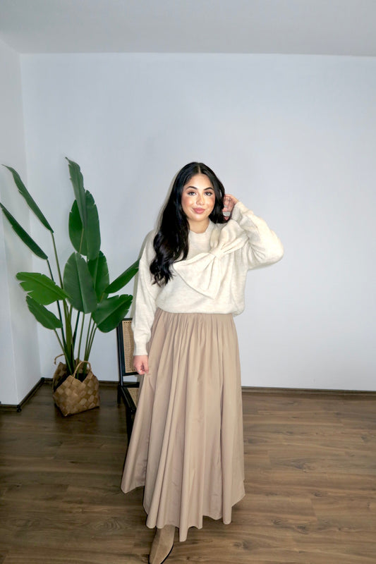 ELA skirt in beige