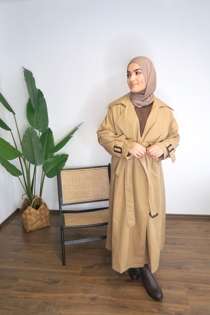 DUA Trenchcoat in Caramel