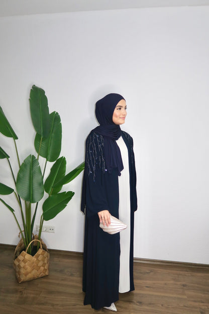 DAYE Abaya in dark blue