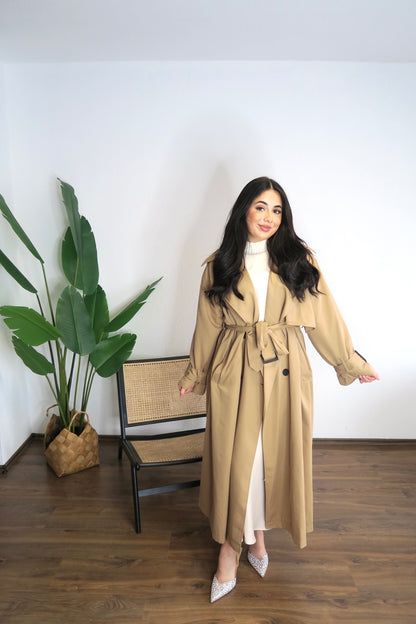 DUA Trenchcoat in Caramel