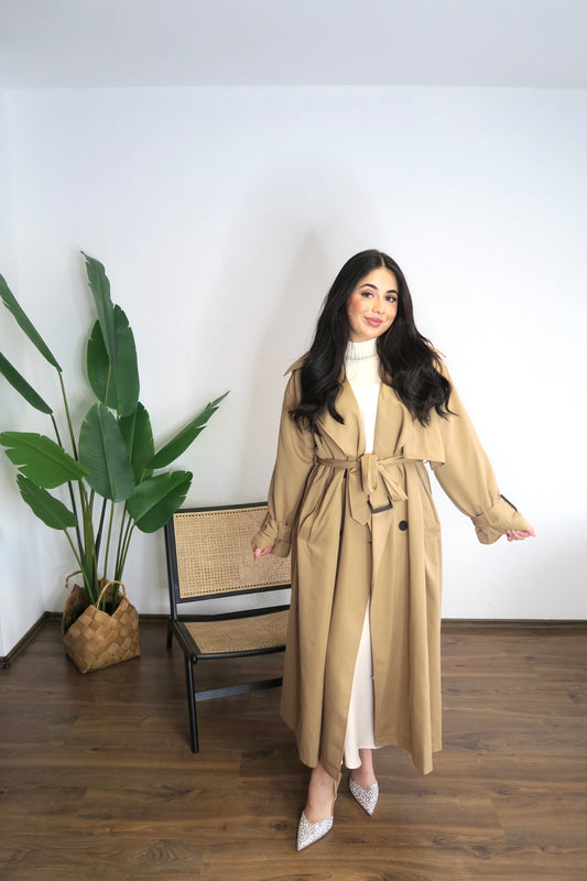 DUA Trenchcoat in Caramel